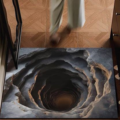 75% OFF Today – 3D Optical Illusion Doormat, Super Absorbent, Dirt-Trapping & Easy-Clean Non-Slip Mat