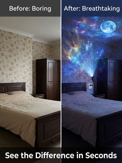 Turn Any Room Into an Immersive Ocean in 1 Second – 15 Scenes, 360° Projection