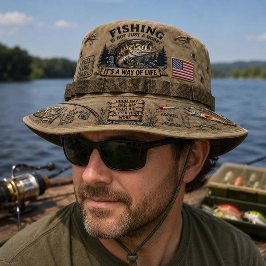 Fishing Isn’t Just a Hobby — Wear the Boonie Hat That Shows What You Live For
