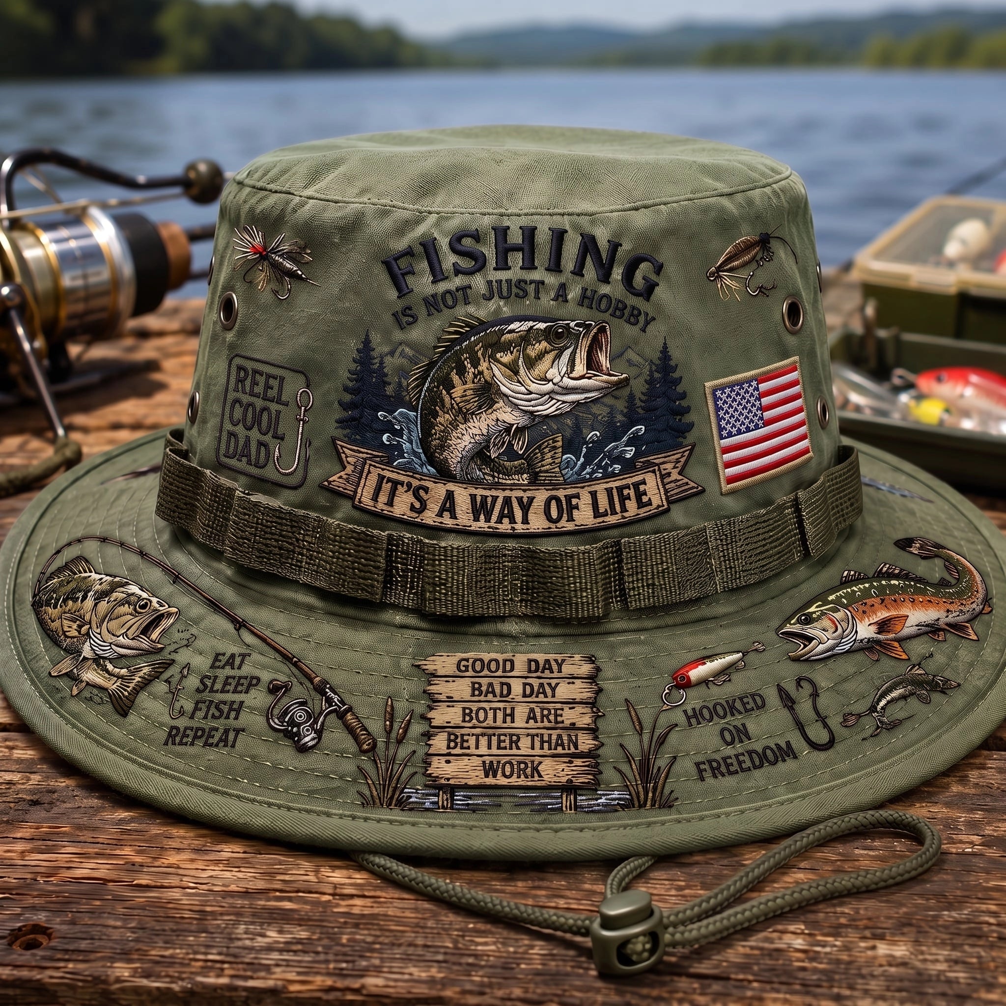 Fishing Isn’t Just a Hobby — Wear the Boonie Hat That Shows What You Live For