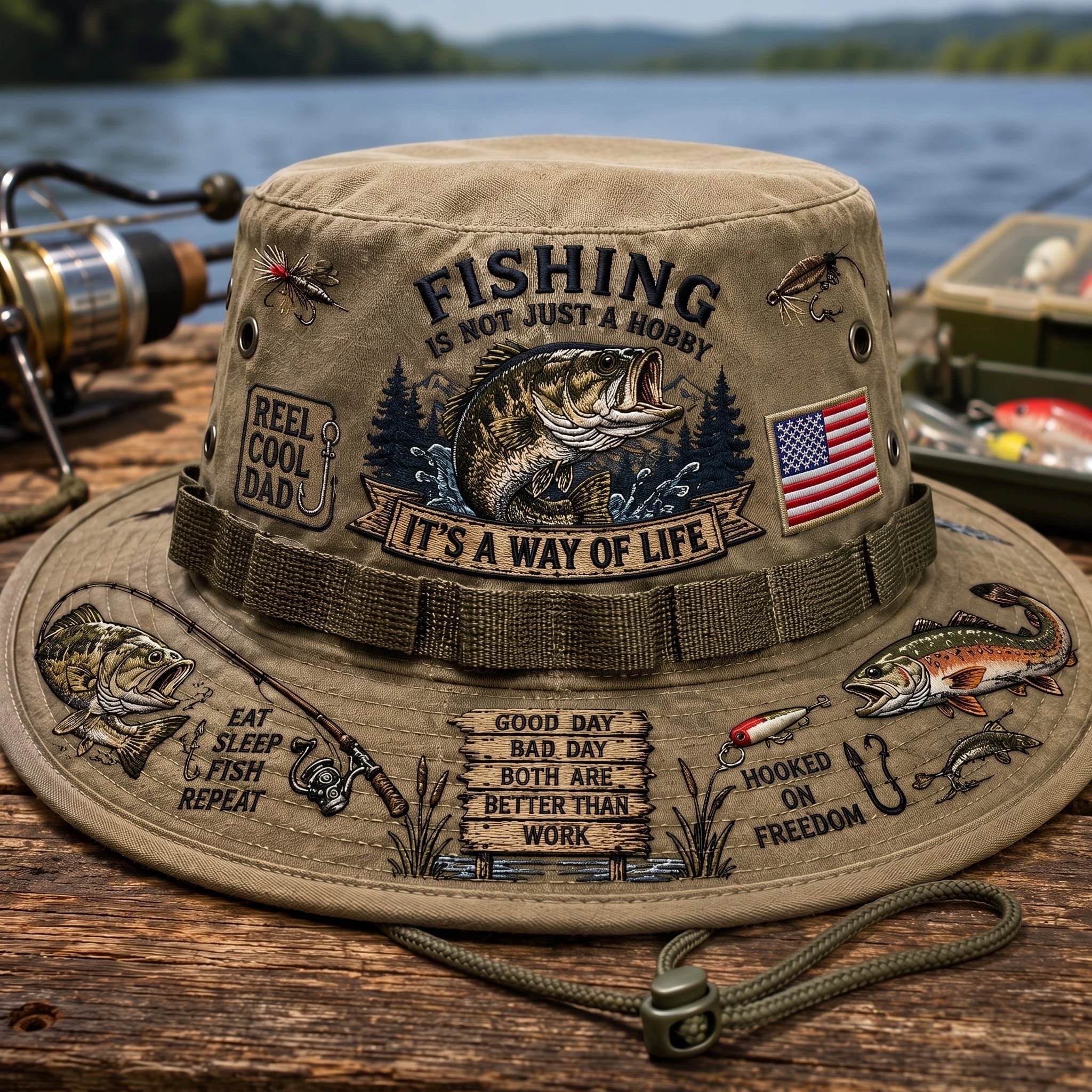 Fishing Isn’t Just a Hobby — Wear the Boonie Hat That Shows What You Live For