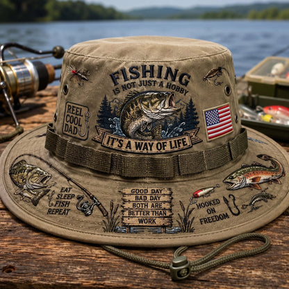 Fishing Isn’t Just a Hobby — Wear the Boonie Hat That Shows What You Live For