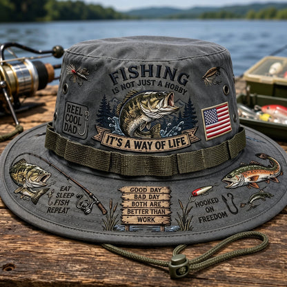Fishing Isn’t Just a Hobby — Wear the Boonie Hat That Shows What You Live For
