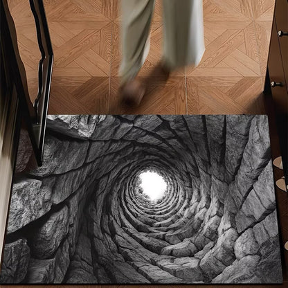 75% OFF Today – 3D Optical Illusion Doormat, Super Absorbent, Dirt-Trapping & Easy-Clean Non-Slip Mat