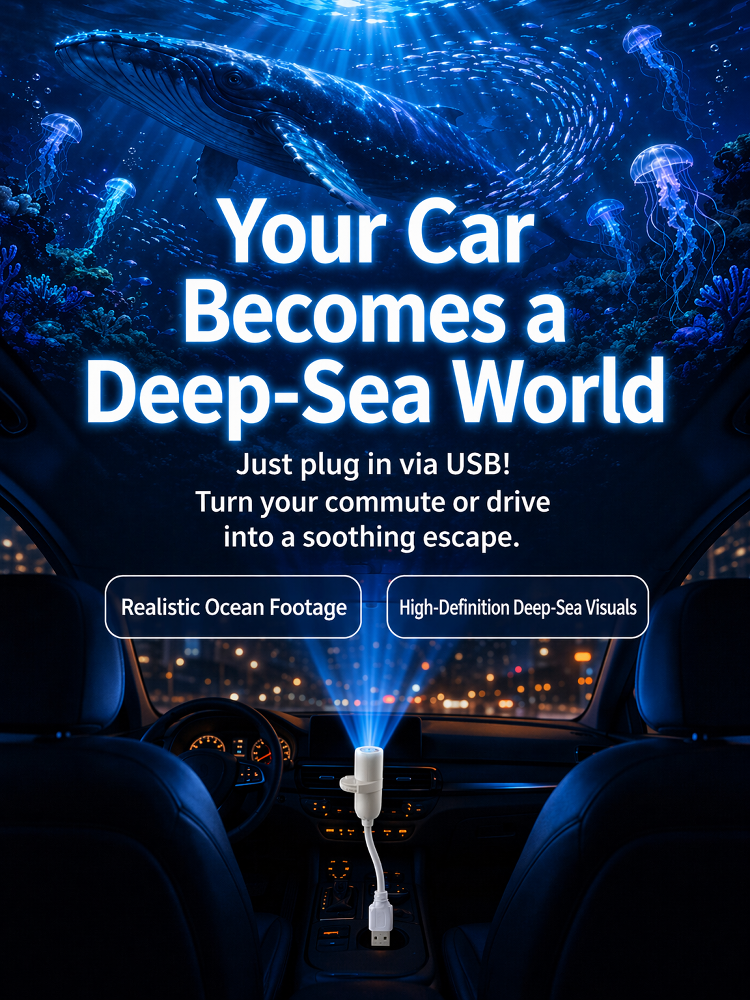 Turn Any Room Into an Immersive Ocean in 1 Second – 15 Scenes, 360° Projection