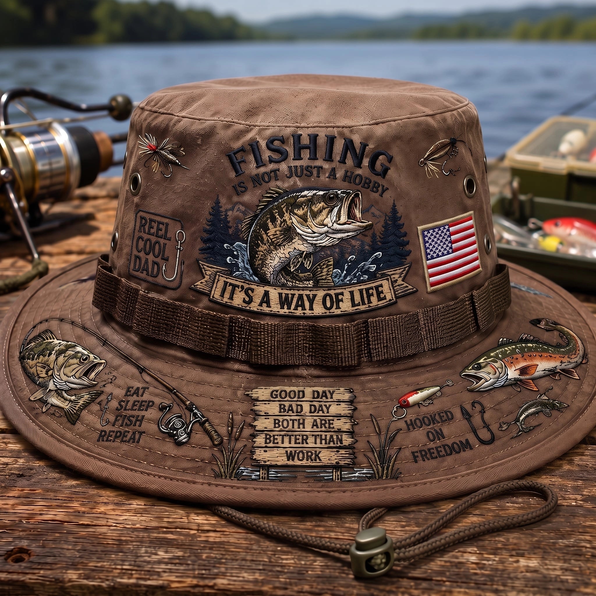Fishing Isn’t Just a Hobby — Wear the Boonie Hat That Shows What You Live For