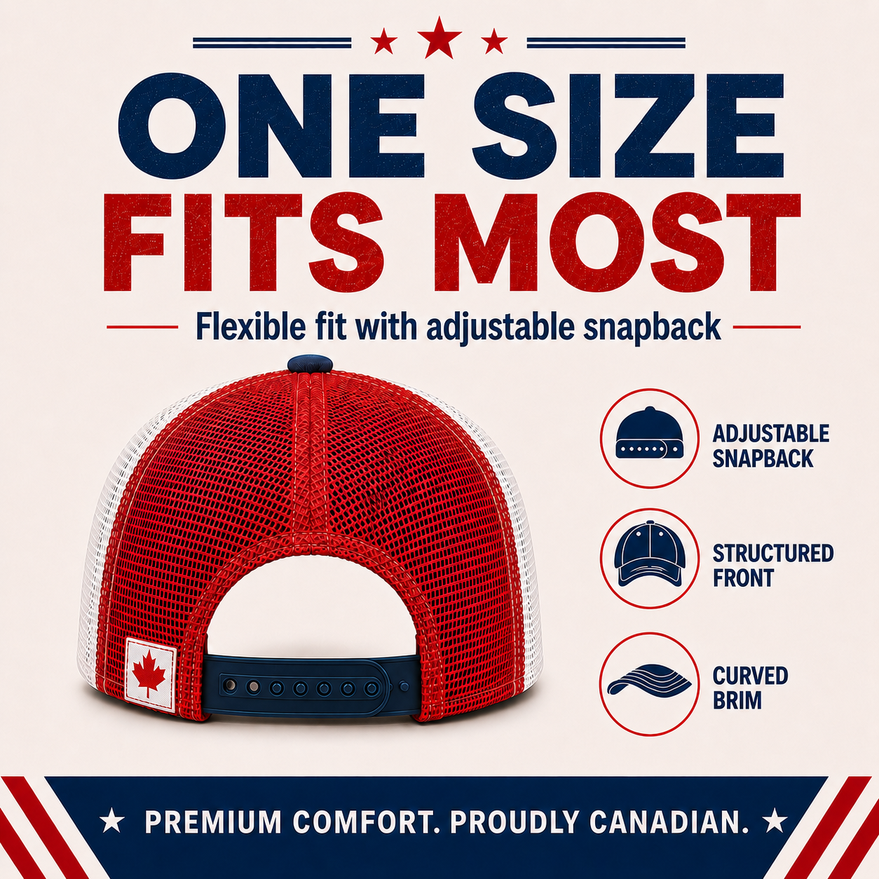 Canada Day Sale - Canada 1867 “True North” Patriotic Trucker Cap