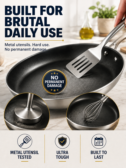 🍳 100% Non Toxic Natural Nonstick Pan | Michelin Chef Recommended | Built to Last 30 Years 🔥 Today Only Limited Release