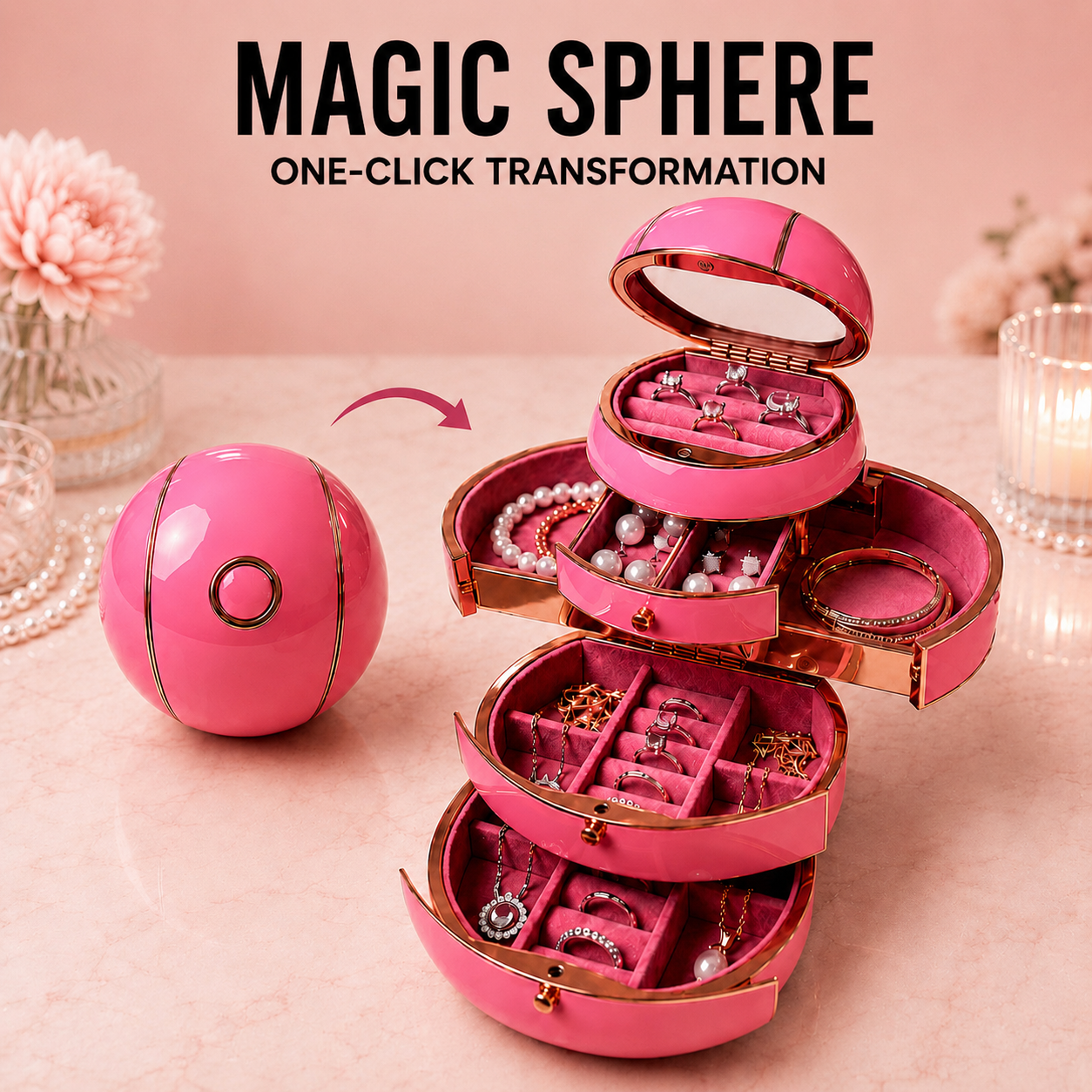 Magic Sphere Jewelry Organizer That Makes Every Opening Feel Like a Gift