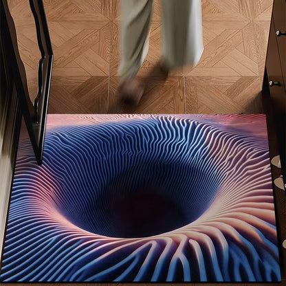 75% OFF Today – 3D Optical Illusion Doormat, Super Absorbent, Dirt-Trapping & Easy-Clean Non-Slip Mat