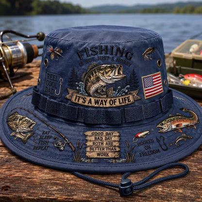 Fishing Isn’t Just a Hobby — Wear the Boonie Hat That Shows What You Live For