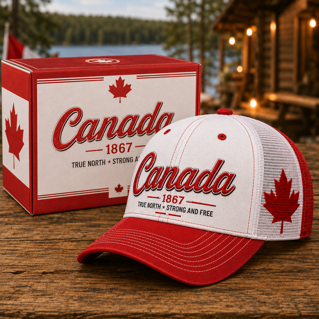 Canada Day Sale - Canada 1867 “True North” Patriotic Trucker Cap