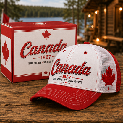 Canada Day Sale - Canada 1867 “True North” Patriotic Trucker Cap