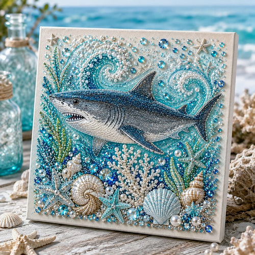 🔥Last Day 49% OFF - 🌊✨Ocean Theme Pearl Art DIY Kit