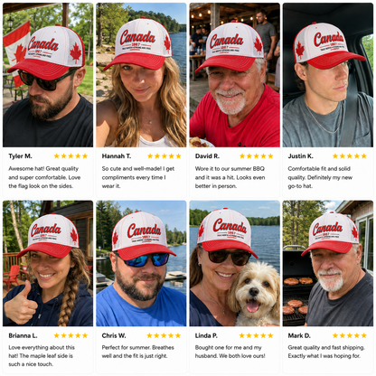 Canada Day Sale - Canada 1867 “True North” Patriotic Trucker Cap